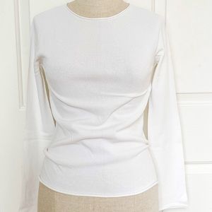 Banana Republic White Long Sleeve